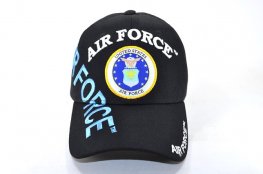 CAP- 1303 AIR FORCE SIDE EMB - BLACK