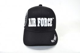 CAP- 1302 AIR FORCE BLOCK LETTER - BLACK