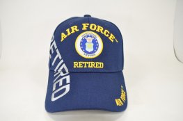 CAP- 1333 AIR FORCE RETIRED SIDE EMB - NAVY